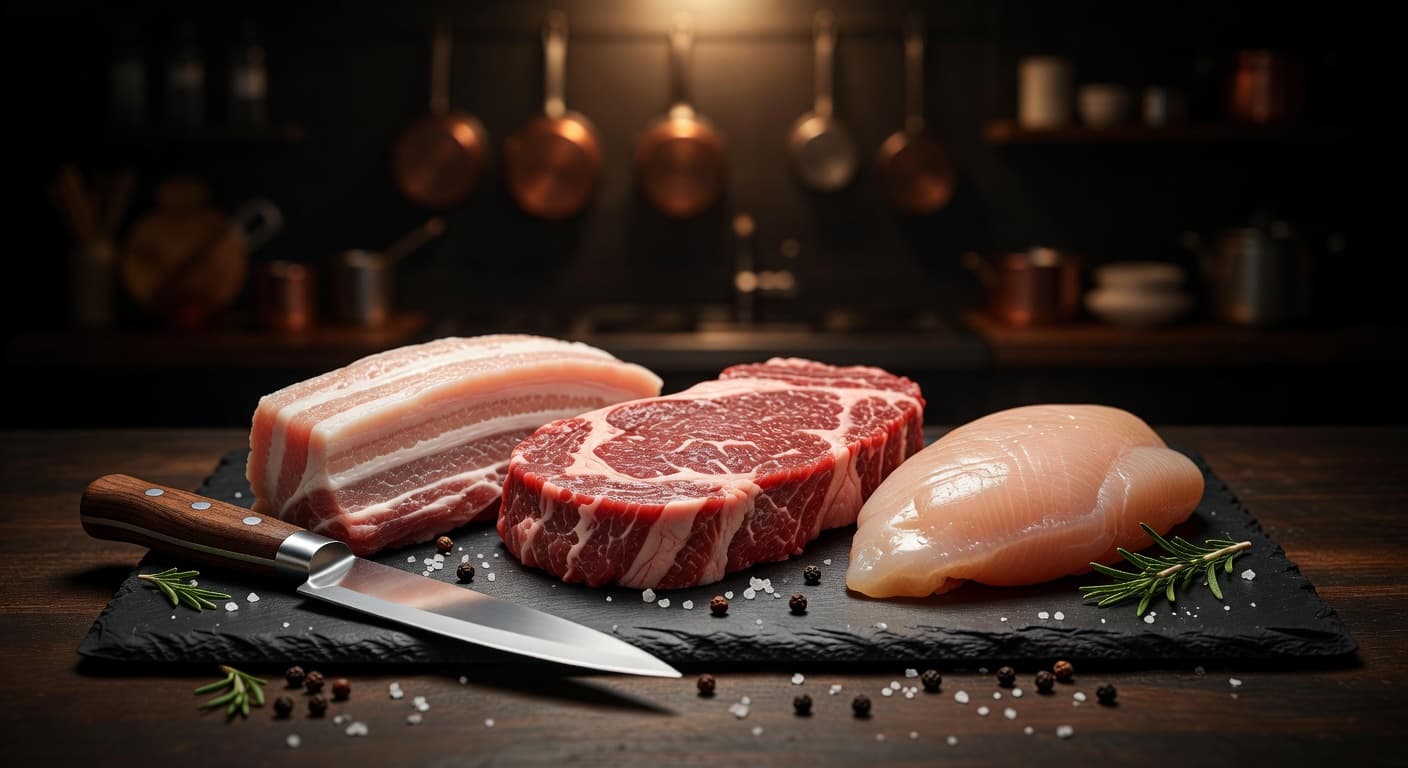 Meet365 premium meat cuts - pork beef chicken